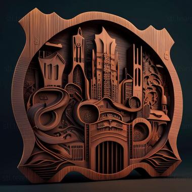 3D model City of Brass game (STL)